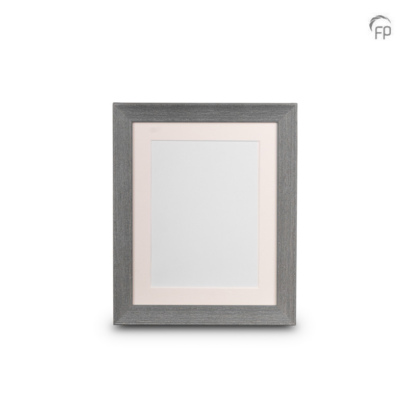 Houten fotolijst grijs — groot formaat (foto 20 × 25 cm)